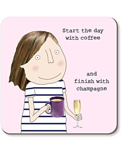 Rosie Made a Thing - Coffee And Fizz Coaster